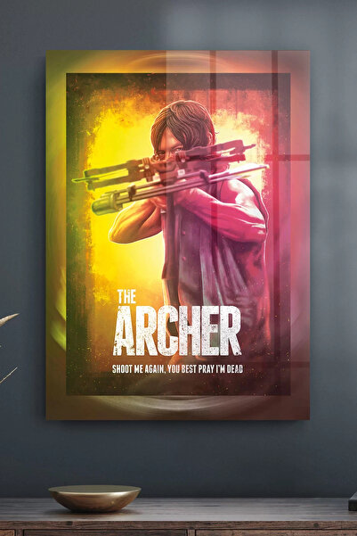 Decovetro Tablou din sticlă Walking Dead The Archer