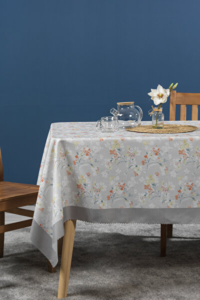 Elart مفرش طاولة فلوريت ديجيتال مطبوع (160x220 سم) إكرو