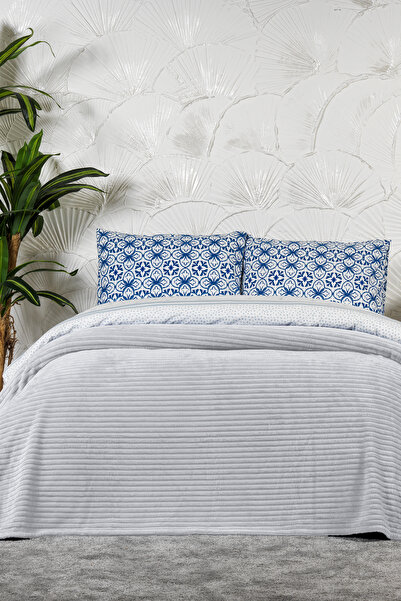 Elart Anna Blanket Double Size Wellsoft (180X220 cm) Gray