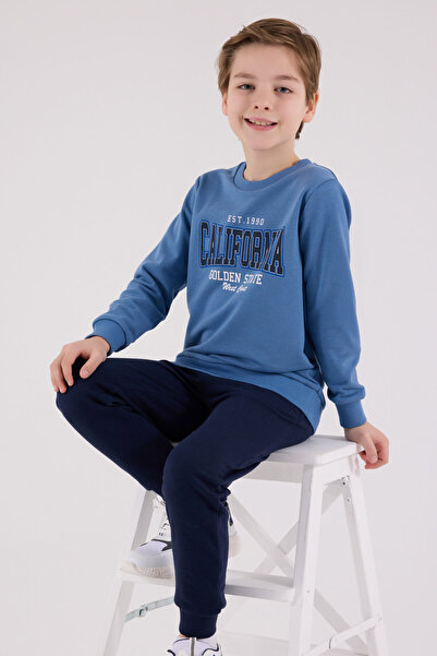 Rolypoly Σετ μπλέ αθλητική φόρμα για αγόρι