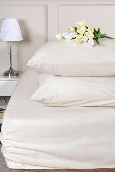 Elart Set cearșafuri dublu bumbac 100% Ranforce (160x200 cm) Bej