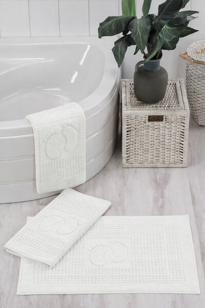 Elart منشفة قدم لينا (50x70 سم) كريمي