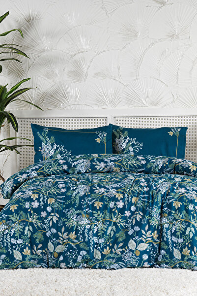 Elart Set cuvertură de pat Alvera dublu bumbac 100% satin (200x220 cm) verde