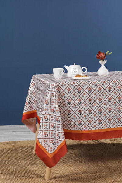 Elart Terra Tablecloth Digital Printed (160X220 cm) Cinnamon