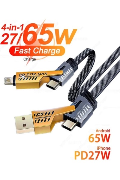 MOBİL GO Type-c To Usb-c Hızlı Şarj Kablosu 120w Pd Samsung Huawei Xiaomi Opp...