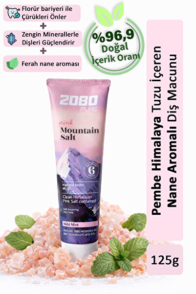 Dental Clinic AEKYUNG 2080 Pure Pink Salt Toothpaste / Pembe Himalaya Diş Macunu
