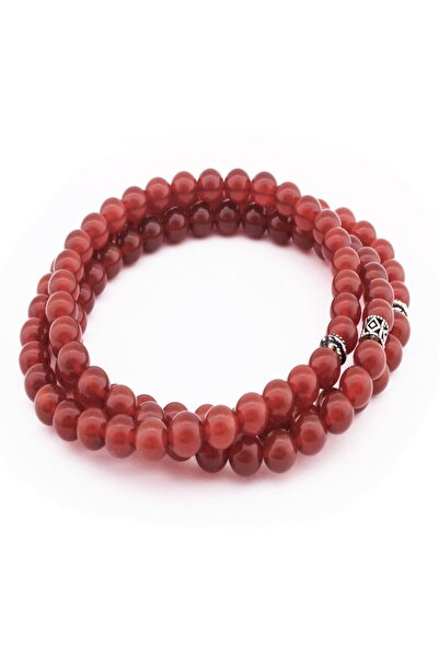 Tesbihane سوار وقلادة وسبحة 3 في 1، 99 حبة، متعددة الأغراض، من حجر العقيق الأ...