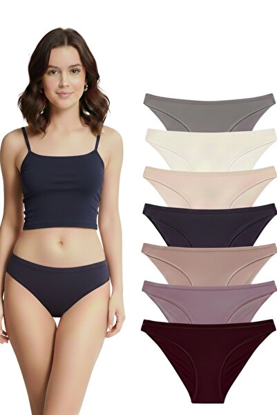 Cotpark Γυναικεία βασικά βαμβακερά εσώρουχα μπικίνι 7 Πακέτο 4110