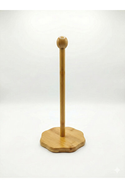 Hagen Wooden Roll Napkin Holder Flower Shape Paper Towel Holder Wooden Roll P...