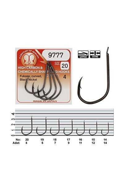 MARUTO 9777 BN Fukase Olta İğnesi / Çapraz, Dövme