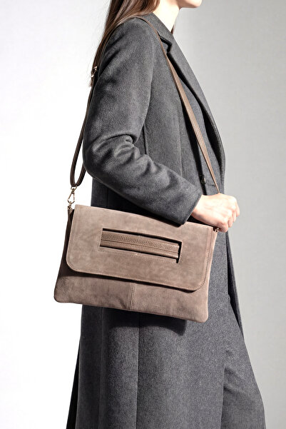 Marjin Γυναικεία τσάντα χειρός και ώμου με λουράκι χιαστί, τύπου Clutch & Por...