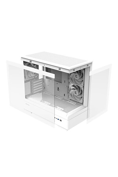 Zalman Carcasa PC P30 White V2, alb