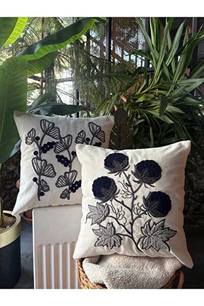 Elart غطاء وسادة فلوريس 2 قطعة (40×40 سم)