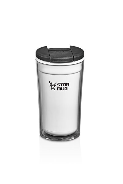 Star Termos Star Mug 250 ml Opak Seri - Beyaz ( Piknik Kamp Outdoor Ofis Otel...