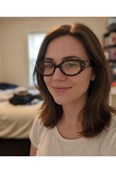 MONAL EYEWEAR Selin Elegant & Stylish Women's Cat Eye Glasses Popular Blue Li...