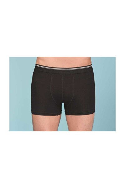 Berrak Hatice iç giyim Licra Siyah Erkek Boxer
