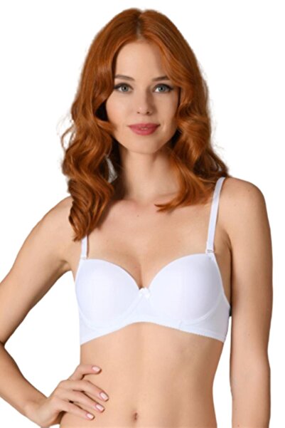 NBB حمالة صدر نسائية بيضاء غير مدعومة - 3569