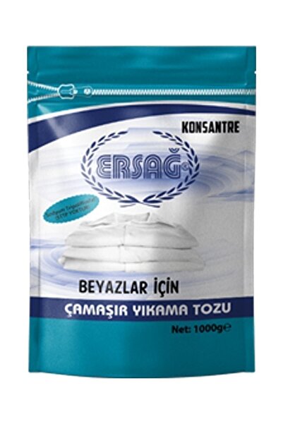 Ersağ Beyaz Çamaşır Yıkama Tozu 1000g