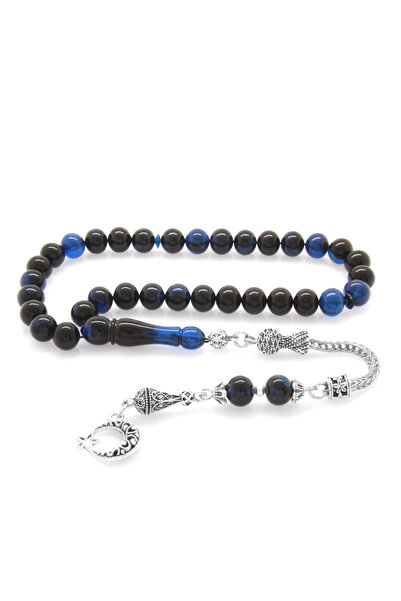 Tesbihane Κεχριμπαρένιες Χάντρες Προσευχής - Με Μεταλλική Φούντα - Με Ειδικό ...