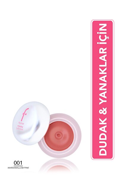 Flormar K-Spirit Moussy Lip & Cheek Yoğunluğu Ayarlanabilir Dudak ve Yanak Re...