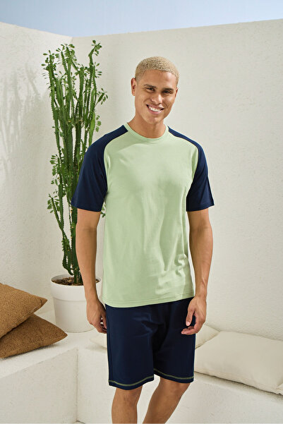 KLY 100% бавовна Чоловічий комплект з сорочкою та шортами Елегантний дизайн 2022