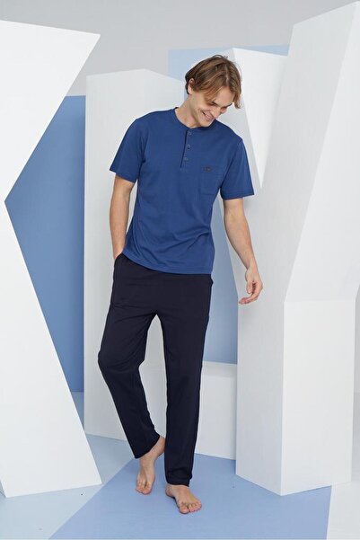 KLY 2207 BATTAL MIDI LAPEL ΣΕΤ ΠΙΤΖΑΜΑ