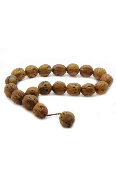 Tesbihane Natural Cut Yellow Color Scented Andız Tree Efe Rosary with System