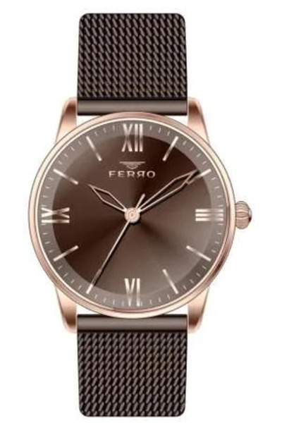 Tesbihane Ferro Otantik Renk Hasır Kordonlu Kadın Kol Saati TH-F21182C-S