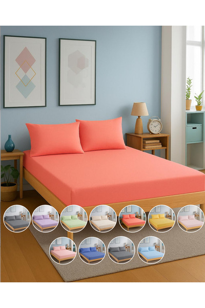 TEXTİLEGARDEN Puppy Mouth Fitted Sheet Set - Fitted Sheet - Pillowcase Sheet ...