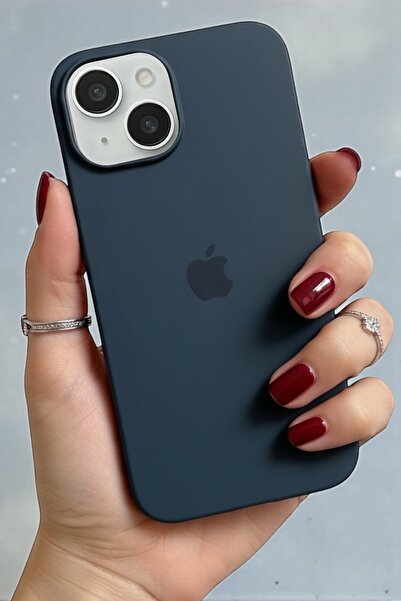 ProNorth IPhone 15 Uyumlu Kılıf Logolu Lansman Soft Yumuşak Içi Kadife Siliko...