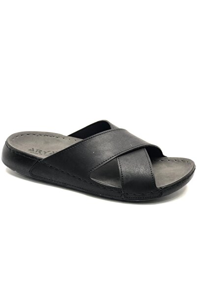 KOCAMANLAR Aryan 80-959 Dr. Papuci Ortopedici Bărbați Recomandati NEGRI