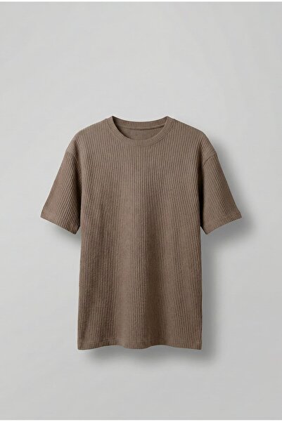 ablukaonline Men's Corded Fabric Washable Color Changing Oversized T-Shirt Br...