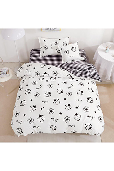 OEM Bed linen with elastic for a single bed, 4 pieces, Finet, DREAM-1614