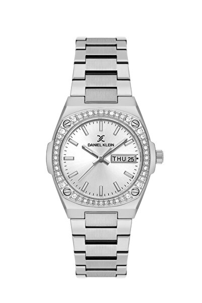 Daniel Klein Premium Silver Stainless Steel Watch for Women DK.1.14122-1
