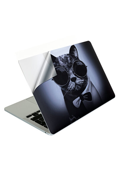 Mcstorey Macbook Air Kılıf 13.6 Inç M2-m3-m4 Yapıştırma Laptop Kaplama Cat01n...