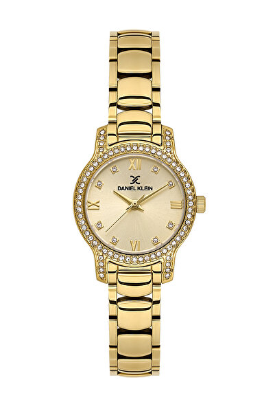 Daniel Klein Premium Gold Stainless Steel Watch for Women DK.1.14118-3