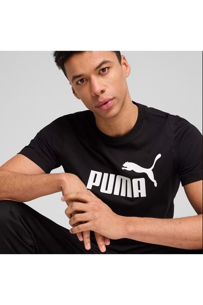 Puma Koszulka z logo Essentials No. 1