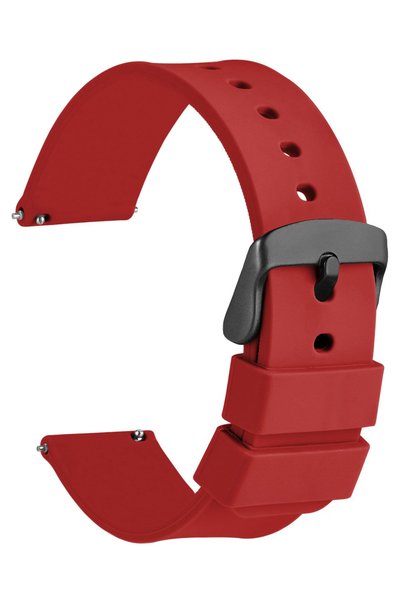 Trendburada 22mm Silicone Watch Band Strap for Fossil-Casio-Armani-Omega-Seiko-Tissot Compatible