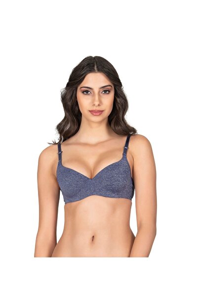 Belvü BELVÜ Hollow MICRO MELANGE BRA - Anthracite - 1134