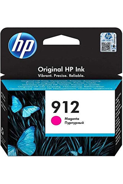 HP 912 Magenta Kırmızı Kartuş 3YL78A