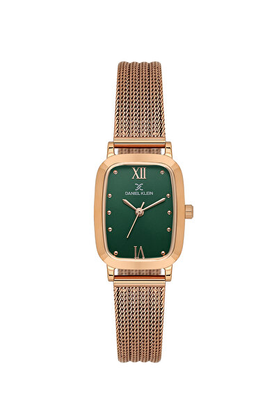 Daniel Klein Premium Rose Gold Mesh Band Watch for Women DK.1.14125-5