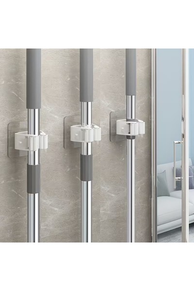 tafce طقم فرشاة عملية مكون من 4 قطع - موبايل ومكنسة وممسحة وحامل ملون للمطبخ ...