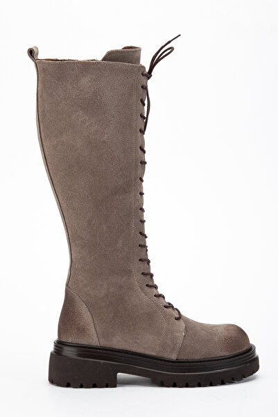 Elile Shoes Genuine Leather Women's Winter Suede Boots from Size 33-34-35 to ...