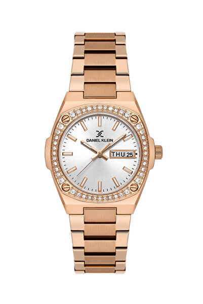 Daniel Klein Premium Rose Gold Stainless Steel Watch for Women DK.1.14122-5