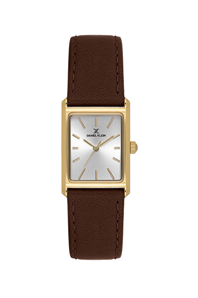 Daniel Klein Premium Brown Leather Watch for Women DK.1.14124-2