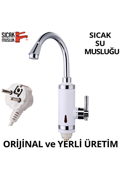 Sıcak Musluk Electric Instant Water Heater Thermal Water Heater Faucet Sink M...