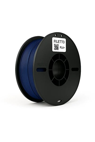 FİLETTO PLA+ Koyu Mavi 3D Filament 1.75mm 1kg - Teknoartshop