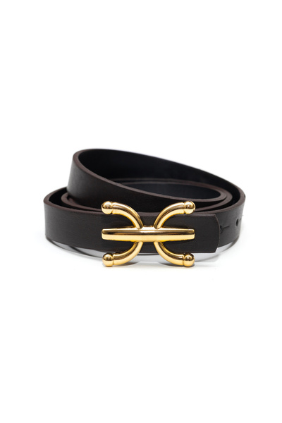 marisha Gold Buckle Women's Belt – Matching with Dresses and Pants