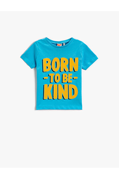 Koton Printed Short Sleeve T-Shirt Cotton