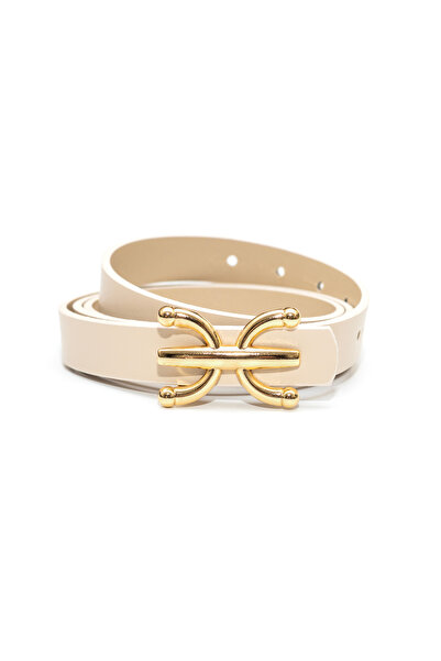 marisha حزام نسائي بإبزيم ذهبي – يتناسب مع الفساتين والسراويل